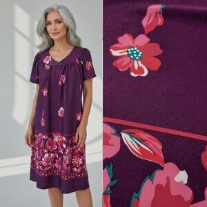 Vtg inspired floral house robe - Lati Fashion brand